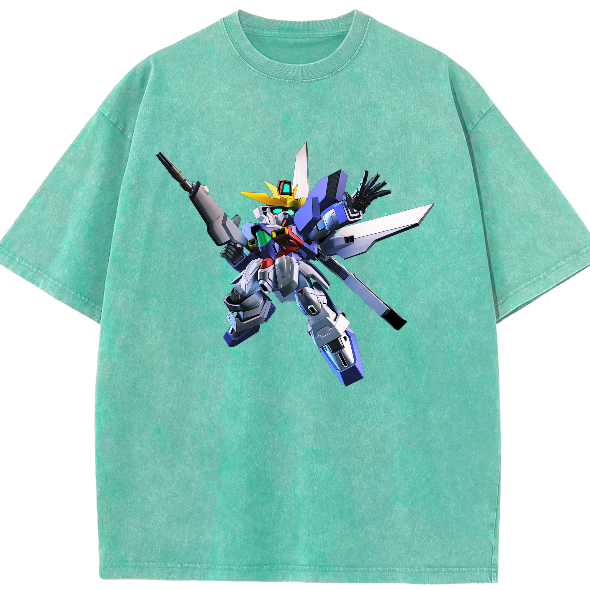（画像用） 機動戦士ガンダム Mobile Suit Gundam 綿100% ヴィンテージ風 半袖Tシャツ（フロントプリント）